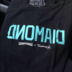 Mighty healthy X diamond collab tee